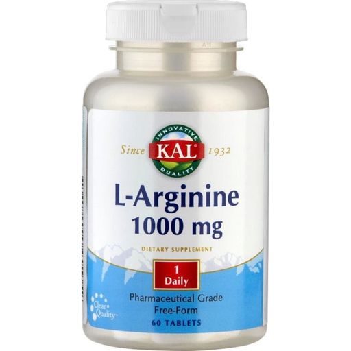 KAL L-аргинин 1000 мг - 60 таблетки