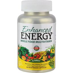 KAL Enhanced Energy Capsules - 90 veg. capsules