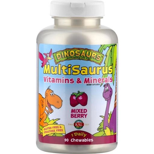 KAL Dinozaurowy multisaurus - 90 Tabletek do żucia