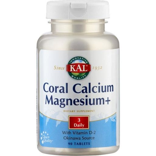 KAL Coral Calcium Magnesium+ - 90 comprimés
