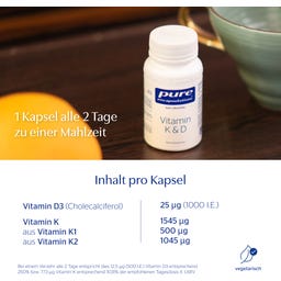 pure encapsulations Vitamin K & D - 60 Kapseln