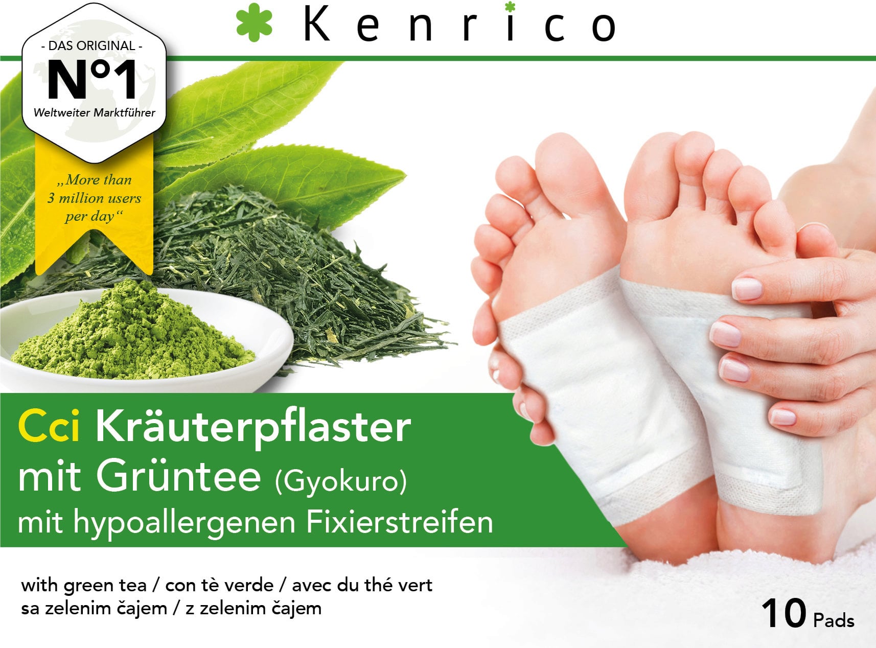 Cci Kräuterpflaster mit Grüntee (Gyokuro)