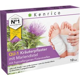 Kenrico QU-1 Herbal Patches with Milk Thistle - 10 pieces