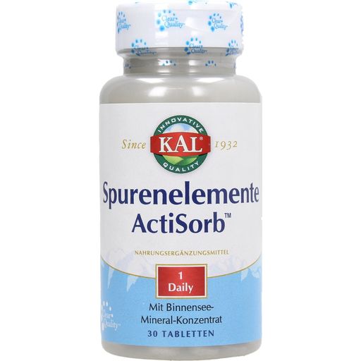 KAL ActiSorb Trace Minerals - 30 comprimidos