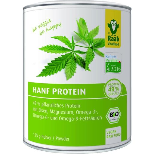 Raab Vitalfood Bio proteinový konopný prášek - 125 g