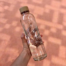 Carry Bottle Sticlă - Flower of Life - 1 buc.