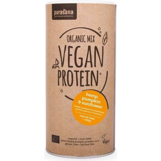 Organic Mix Vegan Protein Hemp, Punking & Sunflower - neutro
