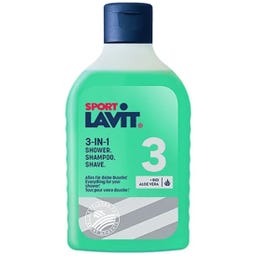 Sport LAVIT 3-IN-1 Shower. Shampoo. Shave.