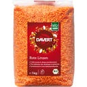 Davert Luomupunaiset linssit - 1.000 g