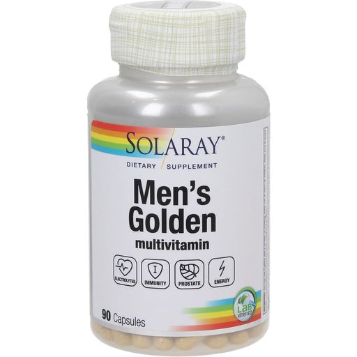 Solaray Men's Golden Multivitamin - 90 kapsúl