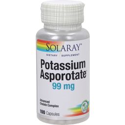 Solaray Potassium Asporotate - 100 capsules