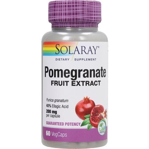 Solaray Pomegranate Fruit Extract - 60 kapsúl