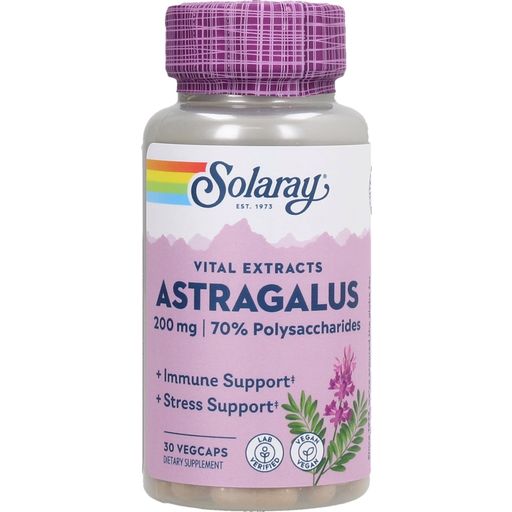 Solaray Astragalus extrakt - 30 Kapslar
