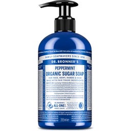 DR. BRONNER'S Bio tekuté cukrové mydlo s mätou