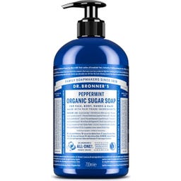 DR. BRONNER'S Bio tekuté cukrové mydlo s mätou
