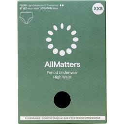 AllMatters Period Underwear High Waist Black