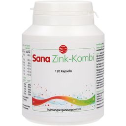 SanaCare Sana Combinaison de Zinc - 120 gélules