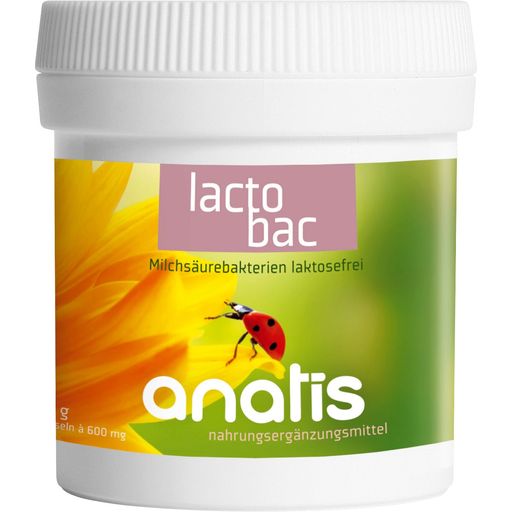 anatis Naturprodukte Laktobac tarmbakterier - 60 Kapslar