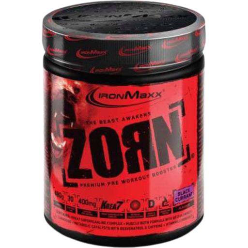 ironMaxx Zorn® - 480 g doboz - Fekete ribizli