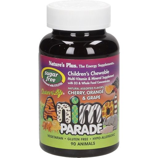 Animal Parade Multivitamin - Sugar-Free Multifruit - 90 chewable tablets