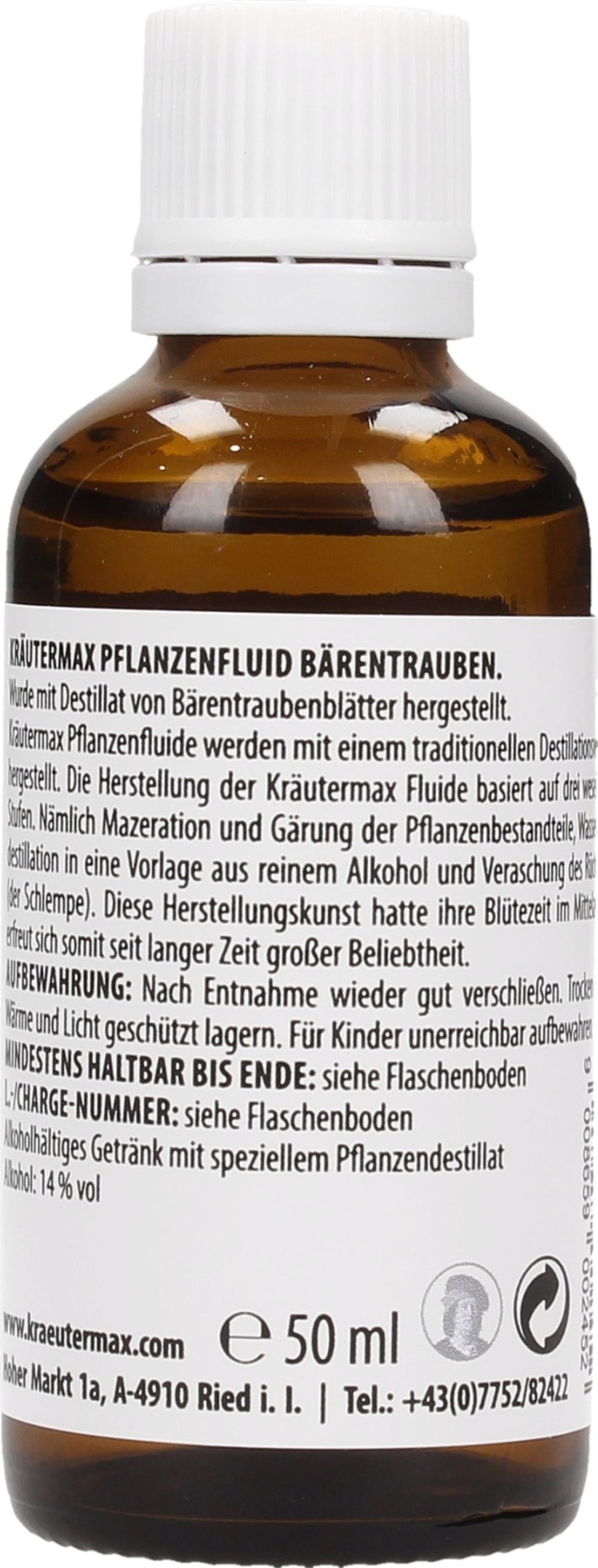 Kräutermax Plantenvloeistof Arctostaphylos - 50 ml