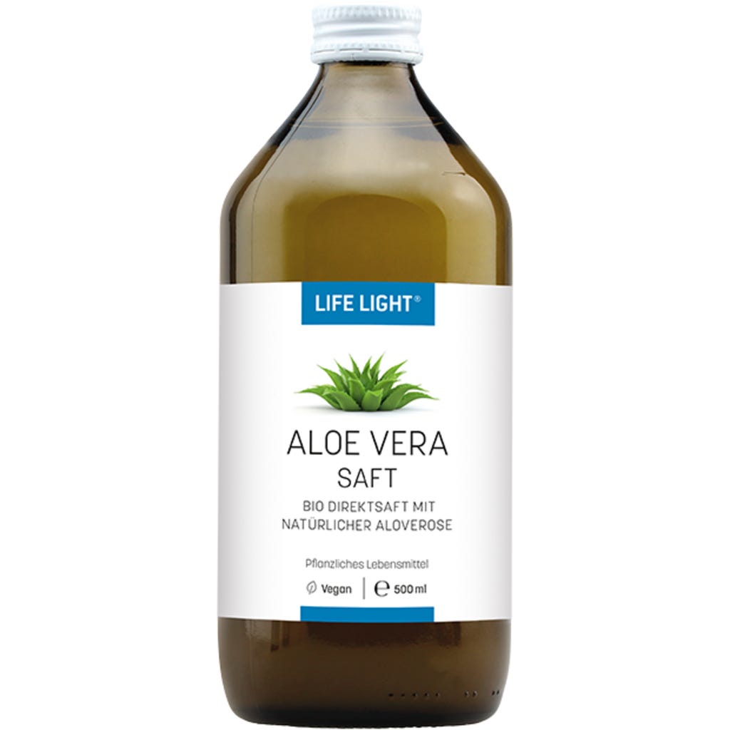 Organic Aloe Vera Juice, 500 ml - Life Light - VitalAbo Online Shop Europe