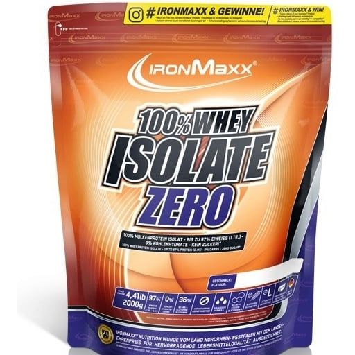 ironMaxx 100% Whey Isolate Zero 2000 g