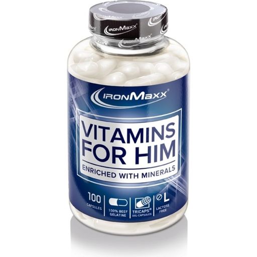 ironMaxx Vitamins for Him - 100 cápsulas