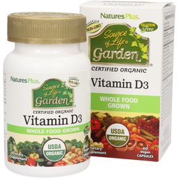 Nature's Plus Source of Life Garden Vitamin D3 - 60 Kapsułek roślinnych