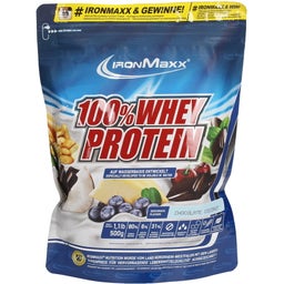 ironMaxx 100% Whey Protein (tasak 500g) - Csokoládé-Kókusz