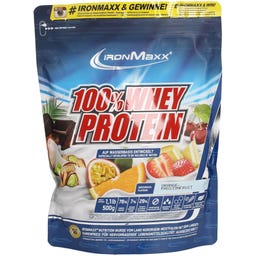 ironMaxx 100% Whey Protein  500 g Påse - Apelsin-paassionsfrukt
