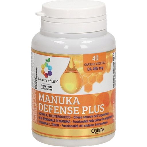 Optima Naturals Manuka Defence Plus - 40 cápsulas vegetales