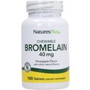 Nature's Plus Chewable Bromelain 40 mg - 180 Tuggtabletter