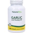 Nature's Plus Garlic & Parsley Oil Softgels - 180 mehk. kaps.