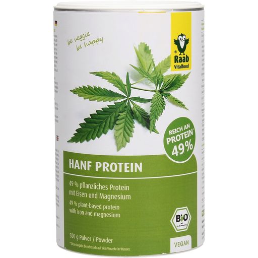 Raab Vitalfood Proteine della Canapa Bio in Polvere - 500 g