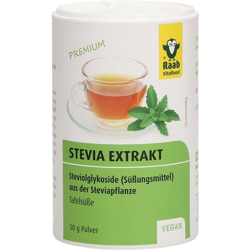 Raab Vitalfood GmbH Premium Stevia izvleček - 50 g