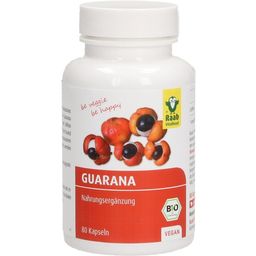 Raab Vitalfood Organic Guarana Capsules - 80 capsules