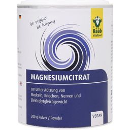 Raab Vitalfood Citrate de Magnésium en Poudre - 200 g