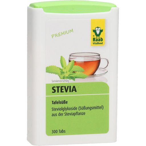 Raab Vitalfood Stevia Tabs - 300 Tabletter