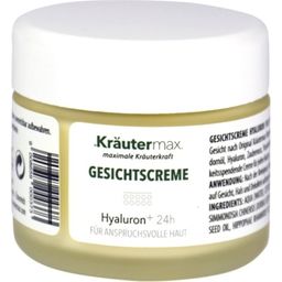 Crème Visage à l'Acide Hyaluronique + 24h - 50 ml