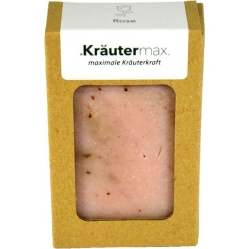 Kräutermax Jabón de Aceite Vegetal de Rosa - 100 g