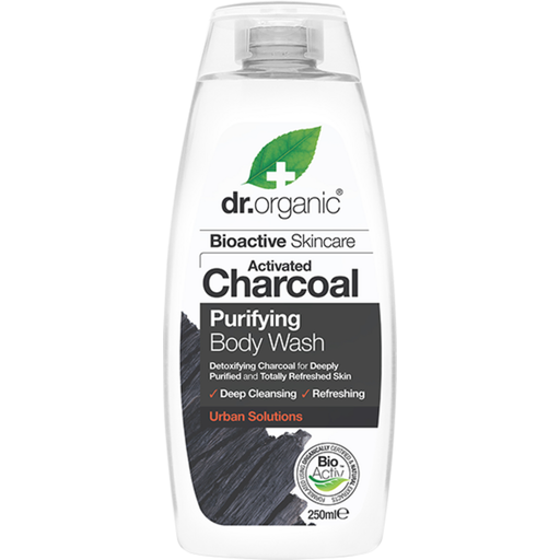 Dr. Organic Body Wash med Activated Charcoal - 250 ml