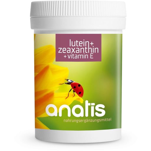 Anatis Naturprodukte Lutein + zeaksantin + vitamin E - 90 kaps.