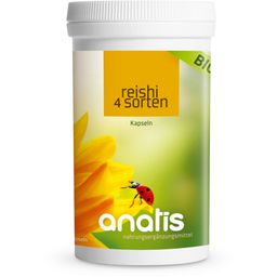 anatis Naturprodukte Reishi 4-vrste gob BIO - kapsule