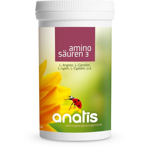 anatis Naturprodukte Aminoácidos 3 - 180 cápsulas