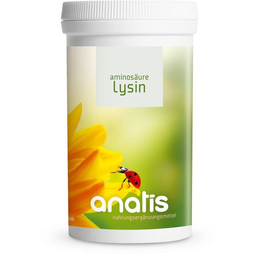 anatis Naturprodukte Aminoácido Lisina - 180 cápsulas