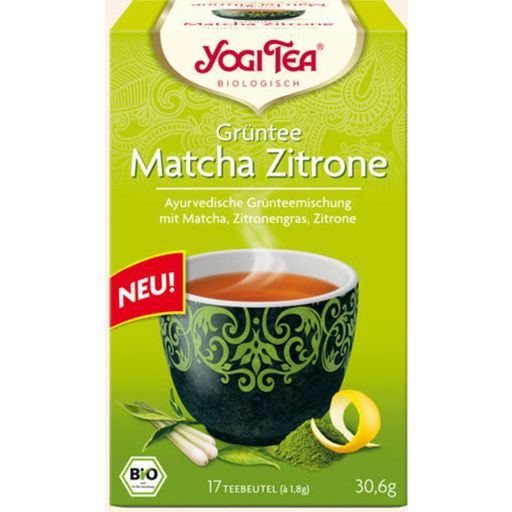 Yogi Tea Bio zelený čaj matcha-citrón - 17 vrecúšok