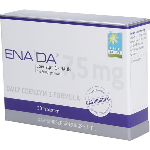 Life Light ENADA Coenzym1 - N.A.D.H 7,5 mg - 30 Tabletten