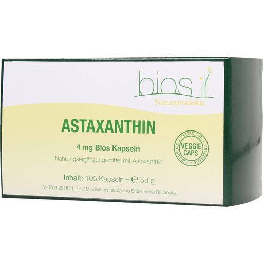 bios Naturprodukte Astaxanthin 4mg - 105 capsules