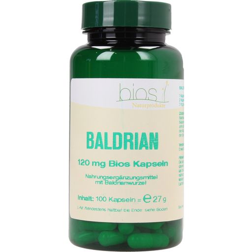 bios Naturprodukte Valeriana 120 mg - 100 cápsulas